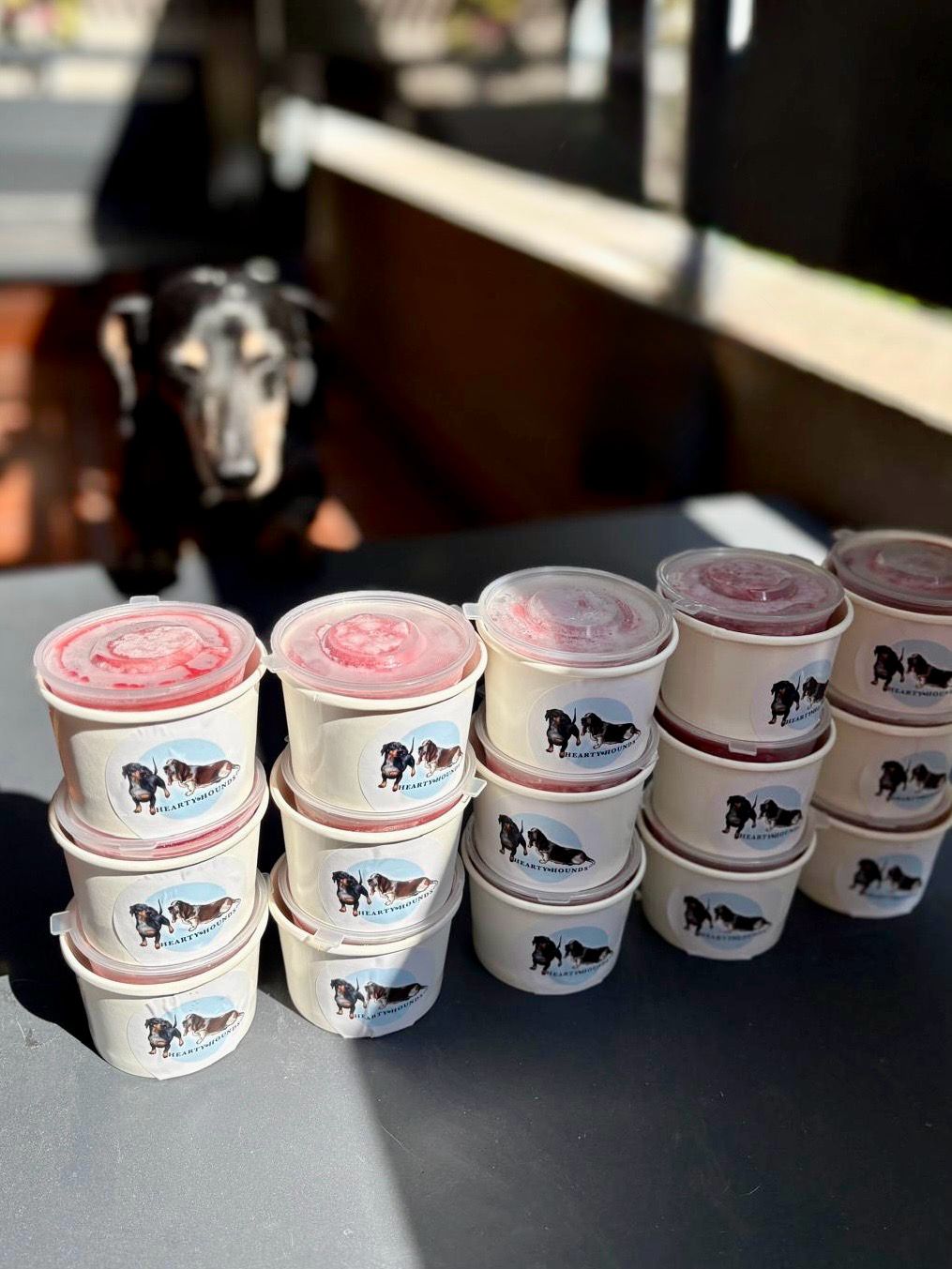 Strawberry & Beetroot Pup Ice Cream