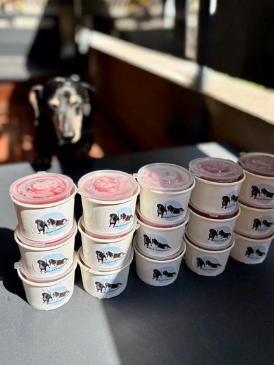 Strawberry & Beetroot Pup Ice Cream